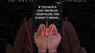 Half-moon line on palm meaning...#spirituality #palmistry #spiritual #mindfulness #knowledge #shorts