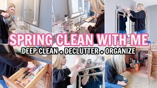 SPRING DEEP CLEAN WITH ME | COMPLETE DISASTER CLEANING MOTIVATION | DEEP CLEAN & ORGANIZE WITH ME