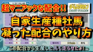 【ダビスタスイッチ攻略】超マニアック!!自家生産種牡馬凝った配合のやり方を紹介！【最強馬生産】