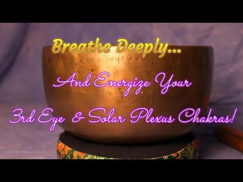 3RD EYE & SOLAR PLEXUS CHAKRA MEDITATION ~ 30 MIN ~ PEACE & LOVE ~ BOWL #M313 ~ WWW.TEMPLESOUNDS.NET