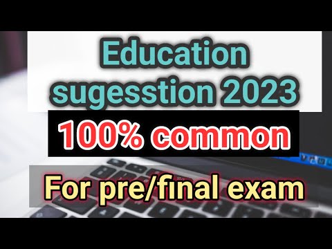 education sugesstion 2023 class 12