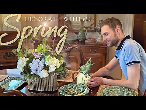 Spring Decorate With Me! (Mini) Spring Home Tour - Spring Decorating Ideas,  Easter, Floral, & More!