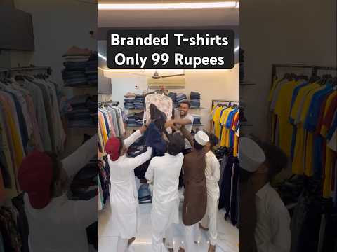 Branded T-shirts Only 99 Rupees #viralvideo #ytshorts #shorts