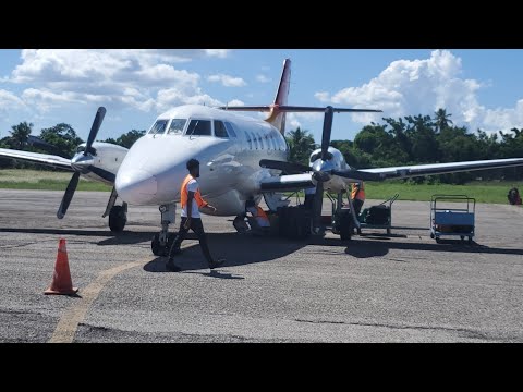 SMALLEST PLANE WITHIN SUNRISE AIR LINE  BASE IN HAITI 🇭🇹Flying from Port-aux-Prince to Aux-Cayes