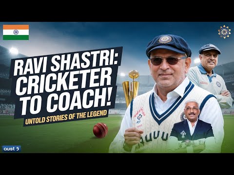 रवि शास्त्री  चैंपियन ऑफ चैंपियंस From 6 Sixes to Master Coach: The Untold Story of #ravishastri