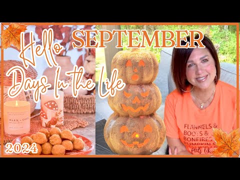 🍁HELLO September | Cozy Autumn-like days | pumpkin baking | mums & pumpkins 🎃