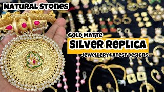 Jaipur Jewellery Wholesale Market| Silver Golden Brass Jewelry Manufacturer | #brassjewellery