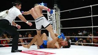 "Pride Rules" knockouts in Pride FC (kicks,knees and stomps)