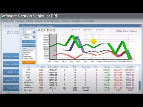 Software Mantenimiento Vehicular ERP