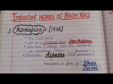 Part-2 Raja Rao | Biography and Works | Master Cadre English #ugcnet #english #mastercadre