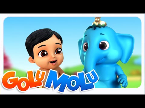 Hathi Raja Kahan Chale, हाथी राजा, Hathi Ki Shadi + Best Golu Molu Cartoon Hindi Kids Rhymes