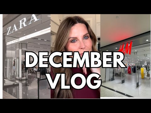 DECEMBER VLOG: Shopping at Zara & H&M, Christmas Decor and Cooking | Julie Catherine