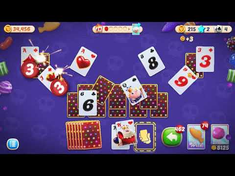 Candy Crush Solitaire Level 617 - NO BOOSTERS GAMEPLAY 🍬🃏 | SKILLGAMING ✔️