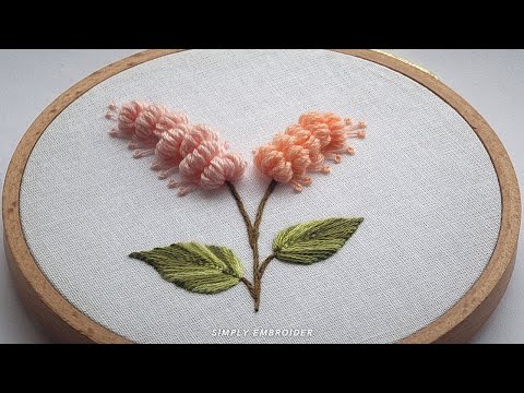 Simple Needle Work Flower for Beginners: Easy and Beautiful Embroidery Designs