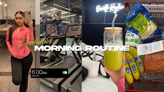 6AM MORNING ROUTINE☀️ productive + realistic + creating healthy habits