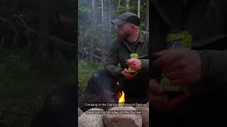 Solo Camp in the Cairngorm National Park.