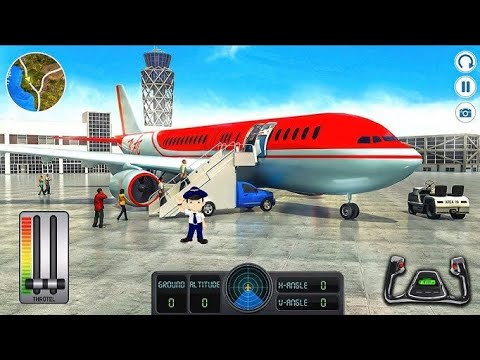 Flight Airplane City Pilot Simulator #1- Plane Boeing Emergency Landing - Android Gameplay