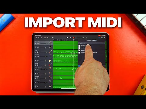 How To Import MIDI files into GarageBand for iOS