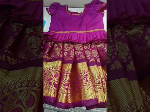 5th month to 1year baby Pattupavada and Blouse design #shortsviral  #pavada and Blouse design