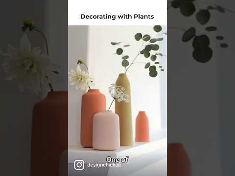 Decorating with plants! 🌱🪴 #homedecorating #interiordesign