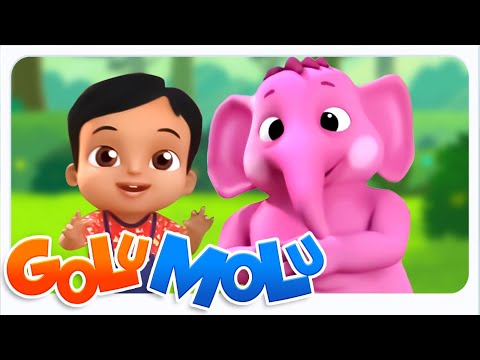 Ek Mota Hathi Jhoom Ke Chala, एक मोटा हाथी, Chuk Chuk Rail Gadi, Hindi Kids Cartoon Rhymes | LIVE