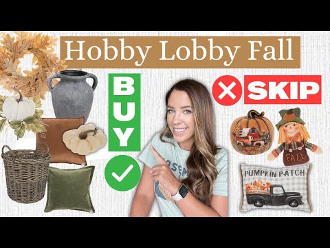 BUY THIS NOT THAT Hobby Lobby Fall 2022 | HIGH END FALL DECOR AT HOBBY LOBBY | SHOP WITH ME