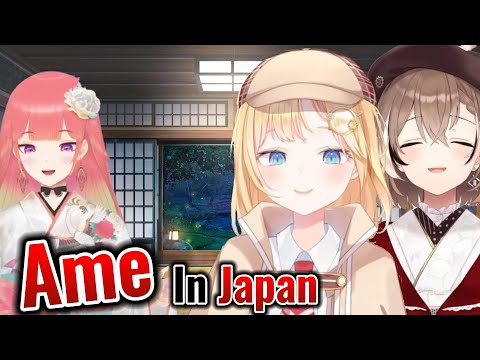 Ame Met Holomem In Japan!!! 【Hololive│Watson Amelia】