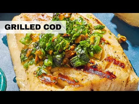 15-Minute Grilled Cod Recipe (Grilled Fish Recipe)