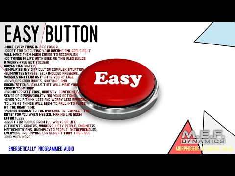 The Easy Button 🔴 (Advanced Morphic Field)