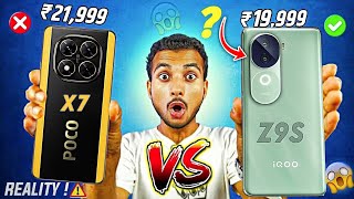 Poco X7 5G vs Iqoo Z9s - *Don't Waste Money!* 🤯🤑 Best Phones Under 20000 ✅