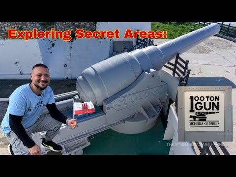 Exploring The Hidden Parts of The 100 Ton Gun at Gibraltar 🇬🇮