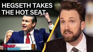 Pete Hegseth Grilled on Cheating, Corruption, & Women in Combat in Senate Hearing | The Daily Show