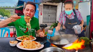 Thai Street Food - THAI DRUNKEN NOODLES + 5 Must-Eat Fried Noodles in Bangkok!! 🇹🇭