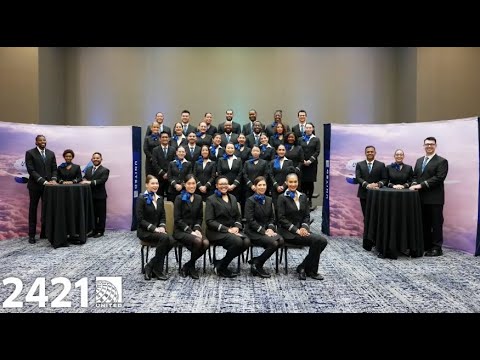 UNITED Class 2421 Flight Attendant Graduation