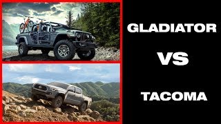 Jeep Gladiator vs Toyota Tacoma Off Road Comparison