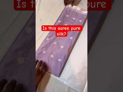 Handloom pure katan saree #saree  #puresilksarees #banarsisaree #textile #shorts