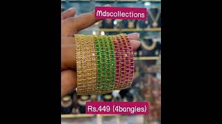 8074726650...4bangles@offer price...#mdscollections #shorts #rubybangles #offerprice