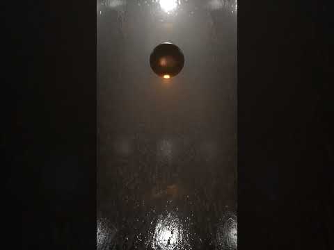 Endless Metal Ball Impact  with Sparks Animation - Blender