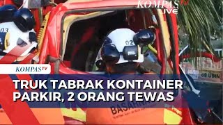 Truk Tabrak Kontainer di Cilacap, 2 Orang Tewas