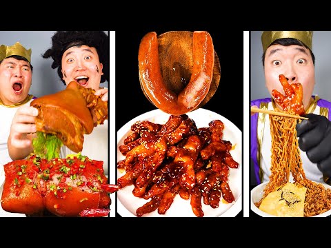 Spicy Cheese Buldak Ramyeon, Kielbasa sausage, Spicy Chicken Mukbang ASMR