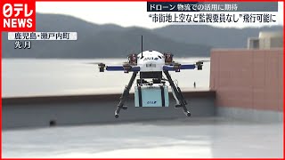 【"改正航空法"施行】ドローン“レベル4”飛行が可能に