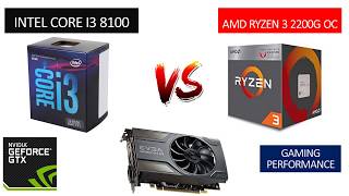 Ryzen 3 2200G OC vs i3 8100 - GTX 950 2GB - Benchmarks Comparison