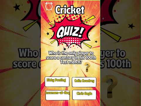 Ultimate Cricket Trivia Quiz