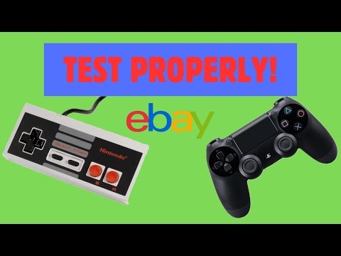 How To Test Video Game Controllers to Resell On Ebay or Amazon