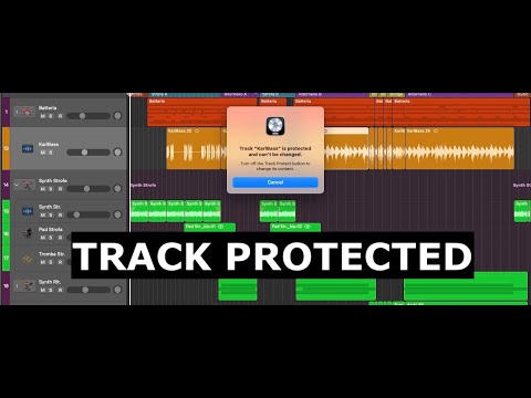 Logic Pro - Protecting Your Tracks From Unwanted Changes - Hidden Protection