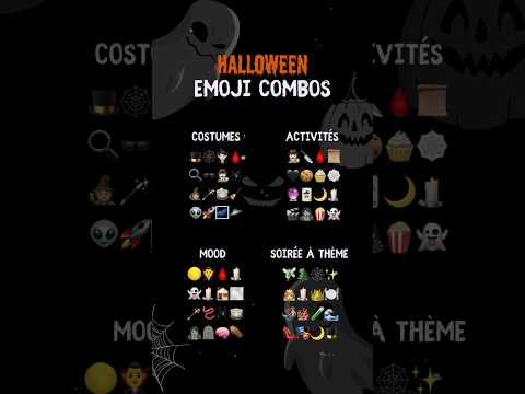 A utiliser sans modération ahaha 👻🎃🕸️ #halloween #emojicombos #creatriceugc