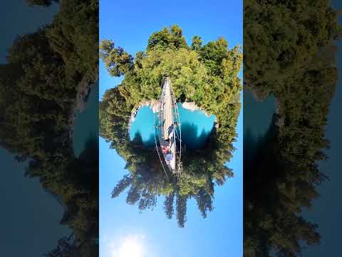 Retirement Travelers: HOKITIKA GORGE Insta360 | South Island New Zealand #shorts