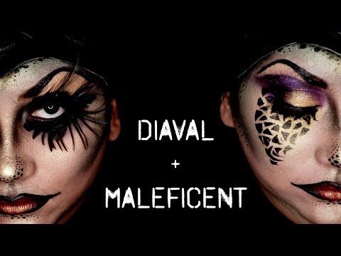 MALEFICENT + DIAVAL MAKEUP TOTURIAL | Miss Menchie