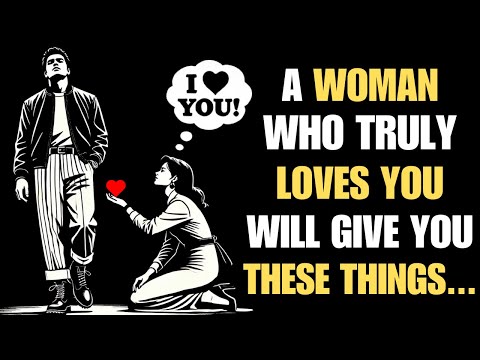 A WOMAN who truly LOVES you will give these TEN things... | Psychology facts | Stoicism