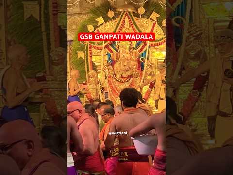 GSB Sarvajanik Ganeshotsav Wadala 2024 Darshan #shorts